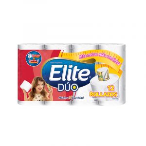 papel higuienico elite duo